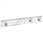 Hansgrohe RainSelect Термостат скрытый, 5 выходов, белый/хром (15358400)