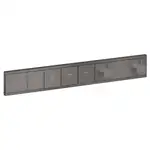 Термостат прихованого монтажу Hansgrohe RainSelect на 4 споживача, Brushed Black (15382340)