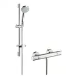 Hansgrohe Термостат для душа Ecostat Comfort с душевым гарнитуром Croma 100 Vario Combi 0,65 см (27034000)