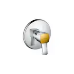 Hansgrohe Смеситель для душа однорычажный, с рычаговой рукояткой, СМ, хром/под золото Metropol Classic (31365090)