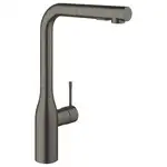 Смеситель для кухни Grohe Essence DN 15 (цвет - тёмный графит, матовый), с выдвижной лейкой (30270AL0)