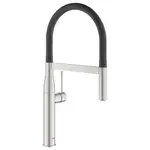 Смеситель для кухни Grohe Essence (цвет - сталь), с поворотным изливом (30294DC0)