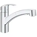 Змішувач для кухні з висувним виливом Grohe Eurosmart (30305000)