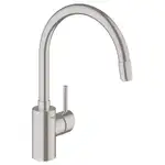Змішувач для кухні Grohe Concetto з висувним виливом, суперсталь (32663DC1)