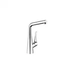 Змішувач для кухні Hansgrohe Metris M71 320 1jet з витяжним зливом, хром (14821000)