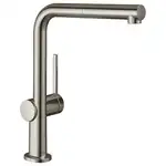 Кухонний змішувач Hansgrohe Talis 270 1jet з витяжним виливом Sbox, сталевий (72809800)