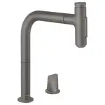 Hansgrohe Metris Select 200 Смеситель для кухни, черный хром (73818340)