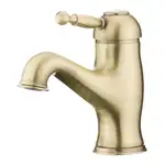 Смеситель для раковины Devit Charlestone (цвет - бронза), с доннным клапаном (CN60051037B)