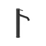 Смеситель для раковины высокий Duravit C.1 (цвет - чёрный матовый), без донного клапана, излив 166 мм (C11040002046)