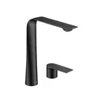 Смеситель для раковины высокий на 2 отверстия Duravit D.1 (цвет - чёрный матовый) (D11130002046)