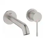Смеситель для раковины настенный Grohe Essence (цвет - сталь) (19408DC1)