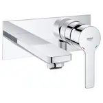 Змішувач для умивальника Grohe Lineare New, на 2 отвори, зовнішня частина, M-Size, хром (19409001)
