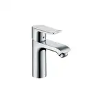 Смеситель для раковины, однорычажный Hansgrohe Metris (цвет - хром), с донным клапаном (31074000)