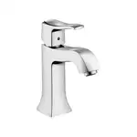 Смеситель для раковины, однорычажный Hansgrohe Metris Classic (цвет - хром), с донным клапаном (31075000)