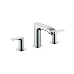 Смеситель для раковины, двухвентельный Hansgrohe Metris (цвет - хром), с донным клапаном (31083000)