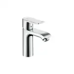Смеситель для раковины, однорычажный Hansgrohe Metris (цвет - хром), с донным клапаном (31121000)