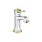 Смеситель для раковины Hansgrohe Metropol Classic (цвет - хром/золото) (31301090)