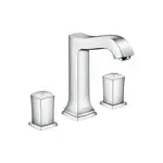 Смеситель для раковины на 3 отверстия Hansgrohe Metropol Classic (цвет - хром), с донным клапаном (31305000)