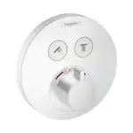 Термостат прихованого монтажу Hansgrohe ShowerSelect S на 2 клавіші, Matt White (15743700)