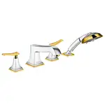Hansgrohe Metropol Classic Змішувач на борт ванни, хром/золото (31441090)