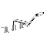Смеситель на борт ванны Hansgrohe Talis S (цвет - хром), с душевым гарнитуром (72418000)