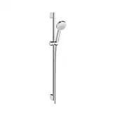 Душевой гарнитур Hansgrohe Crometta 1jet со штангой 65 см (цвет - хром/белый) (26652400)