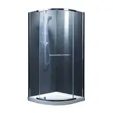Душевая кабина Devit Comfort 1000 х 1000 х 1900 мм (профиль нерж. сталь, стекло серое) (FEN1223G)