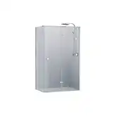 Душевая кабина Devit Up 900 х 900 х h1900 мм правая (профиль - хром, стекло - прозрачное) (FEN2110R)