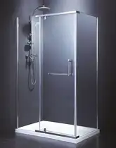 Devit Comfort Душова кабіна 1000x1000, прозора, нерж. сталь (FEN2223)
