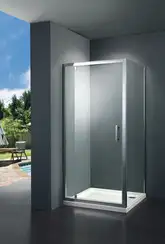 Primera Frame Душова кабіна 100x100, прозоре скло, хром (SHRC56106)