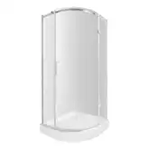 Набір Qtap душова кабіна Virgo CRM1099AC8 Clear + піддон Uniarc 309915 (VIRCRM1099AC8UNIA309915)
