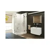 Душевая кабина Ravak Brilliant (профиль - хром; стекло Transparent (прозрачный)) BSKK4-100, h=1950 мм (3U2AAA00Y1)