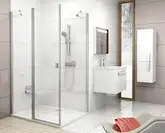 Неподвижная стенка Ravak Chrome CPS-80 блестящий+Transparent (прозрачный) (9QV40C00Z1)