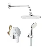 Grohe Комплект для душа Eurosmart з Tempesta Cosmopolitan 200, хром (25183004)