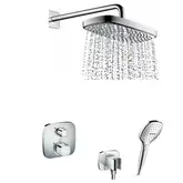 Душевая система скрытого монтажа с термостатом Hansgrohe (цвет - хром) (1570800+27385000+01800180+26485000+26520000+28276000)