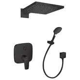 Hansgrohe Raindance 300 Душевая система, черный мат (2623871745MB)
