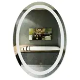 Дзеркало Qtap Mideya з підсвічуванням (DC-A805) 500х700 QT2078A805W