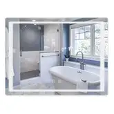 Дзеркало Qtap Mideya з антизапотіванням (DC-B902-1) 800х600 QT2078B9021W