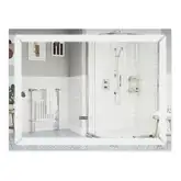 Дзеркало Qtap Mideya з антизапотіванням (DC-F605) 800х600 QT2078F605W