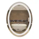 Дзеркало Qtap Mideya з антизапотіванням (DC-F805-1) 600х800 QT2078F8051W