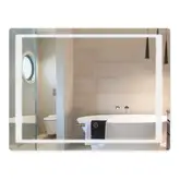 Дзеркало Qtap Mideya з антизапотіванням (DC-F902-1) 800х600 QT2078F9021W