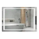 Дзеркало Qtap Mideya з антизапотіванням (DC-F902) 700х500 QT2078F902W