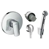 Набор смесителей для гигиенического душа Hansgrohe (цвет - хром) (3В161218)