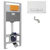 IMPRESE комплект инсталляции 3в1(клавиша PANI белая) (i9109)