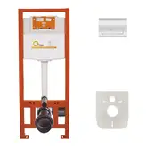 Qtap Nest ST Інсталяція 4 в 1 з панеллю змиву (QT0133M425M08381CRM)