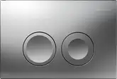 Geberit DELTA 21 смывная клавиша, пластик, хром.мат (115.125.46.1)