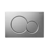 Geberit SIGMA 01 cмывная клавиша, пластик, хром матовый (115.770.46.5)