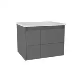 Тумба с раковиной 60 см Devit Laguna, антрацит (0020110A)