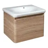 Тумба с раковиной Devit Fly 640 x 500 x 510 мм светлый дуб (0020120WO)