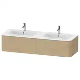 Тумбочка для подвесной консоли Duravit Happy D.2 Plus 160 х 55 см, дуб средиземноморский (HP4956B7171)